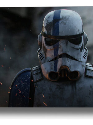 Cuadro 275 Star Wars Clowntrooper 40x53 Mdf Memoestampados