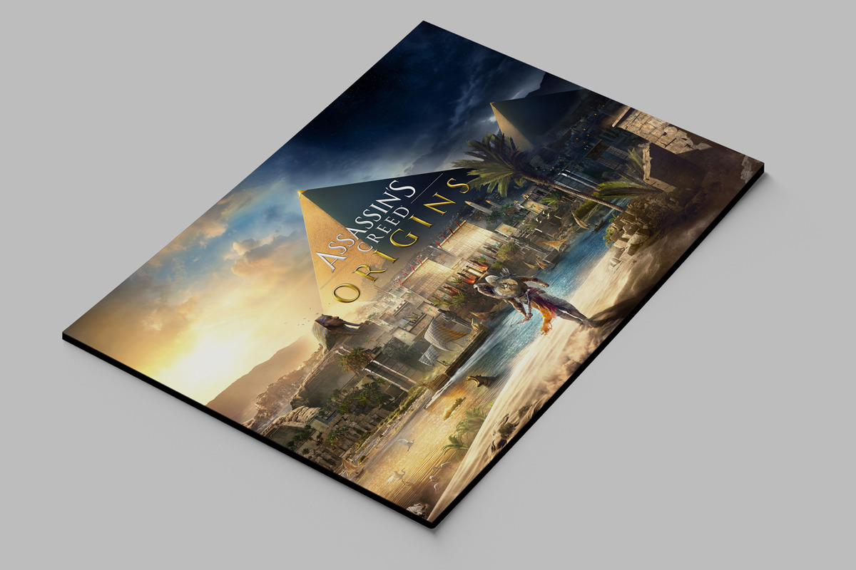 Cuadro 330 Assassins Creed Origins 70x100 Mdf Memoestampados - Imagen 2