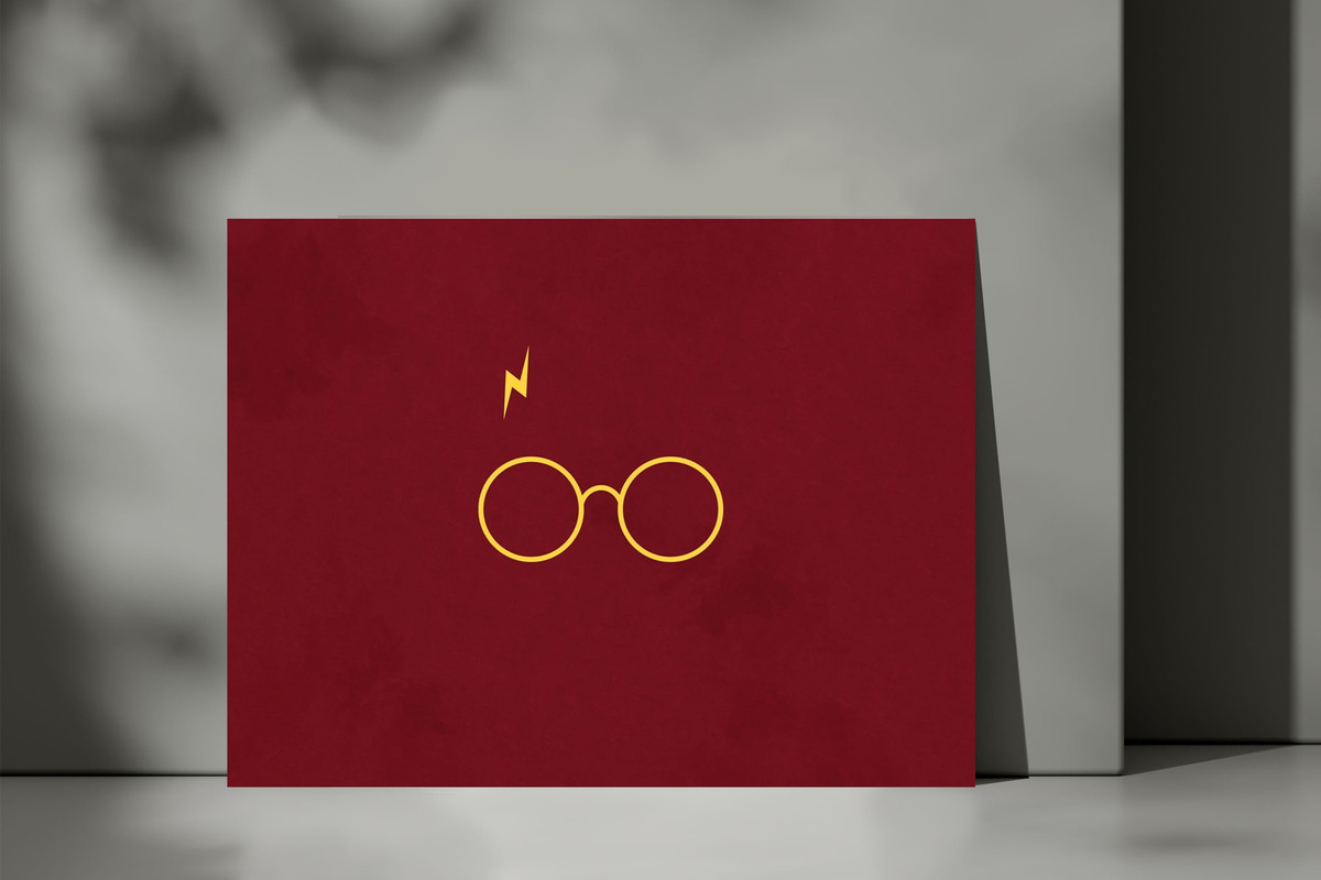 Cuadro Harry Potter, Lentes Ama 29 30x40 Mdf Memoestampados - Imagen 3