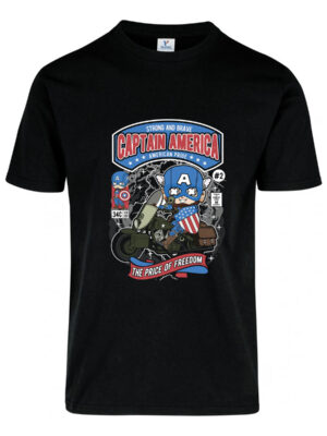 Remera: Capitan America Comic Memoestampados