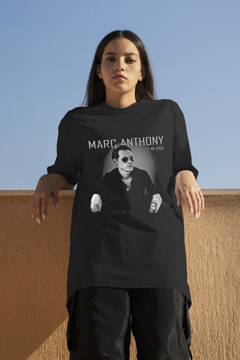 Remera: Marc Anthony Vivir La Vida Memoestampados - Imagen 2