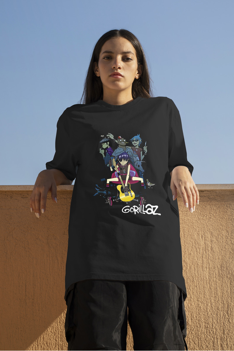 Remera: Gorillaz Banda Memoestampados