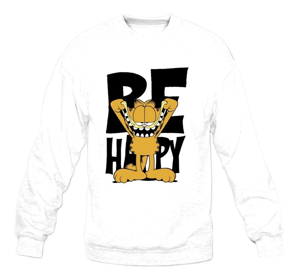 Buzo: Be Happy Garfield Memoestampados - Imagen 7