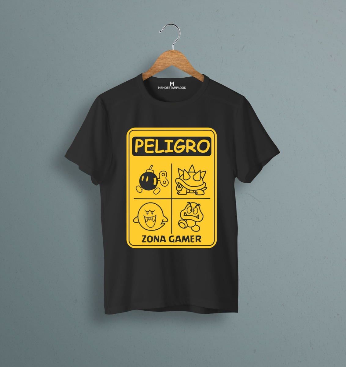 Remera: Peligro Zona Gamer Memoestampados - Imagen 5