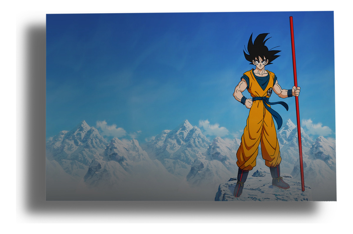 Cuadro 261 Goku Dragon Ball Z 40x53 Mdf Memoestampados
