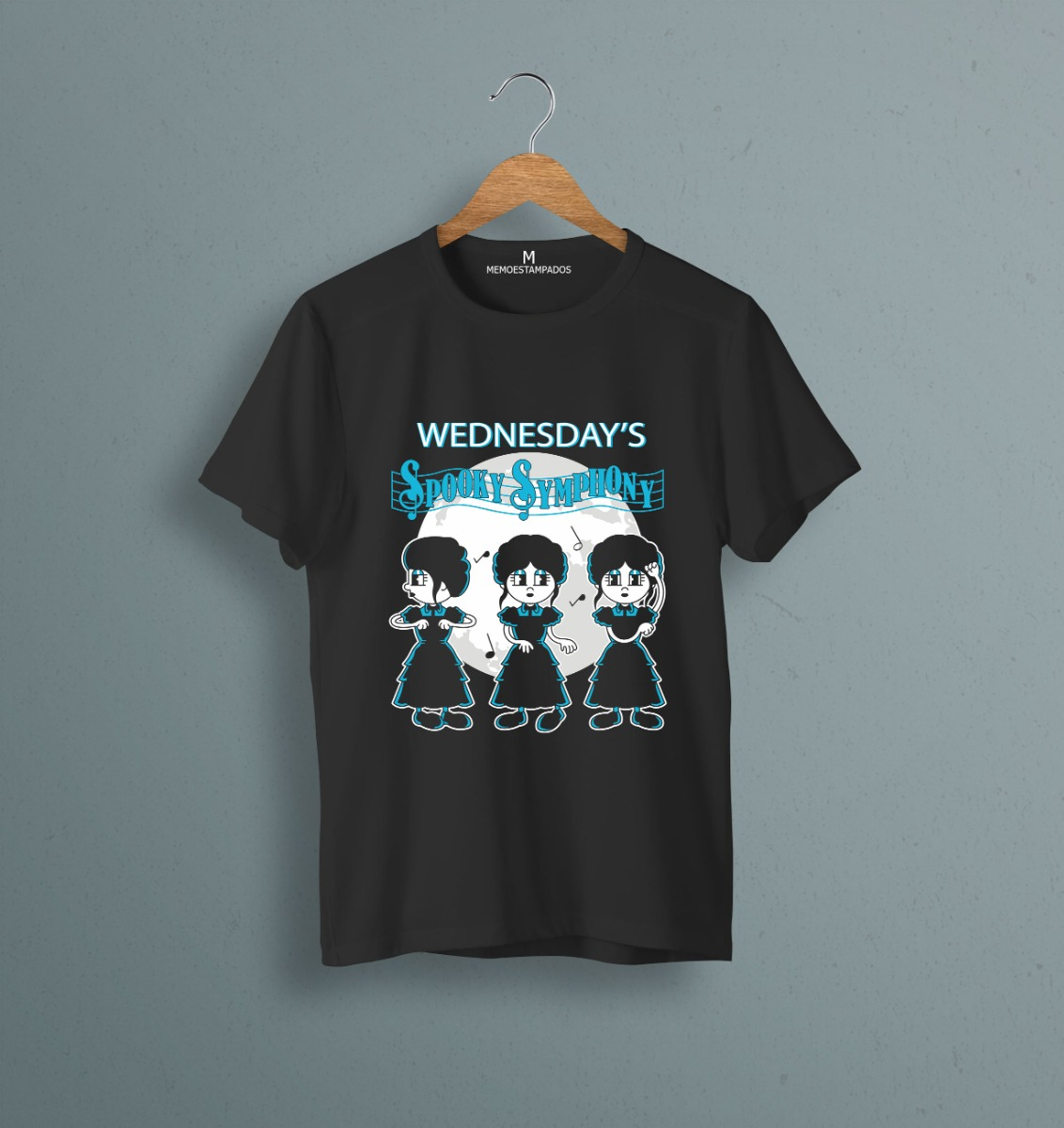 Remera: Wednesday_s Spooky Symphony Memoestampados - Imagen 6