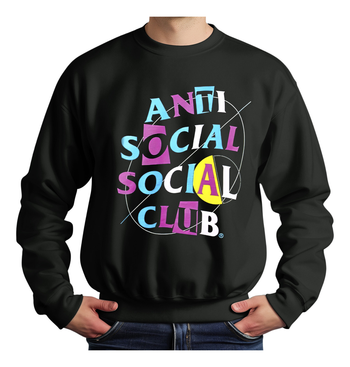 Buzo Antisocial Multicolor Memoestampados - Imagen 3