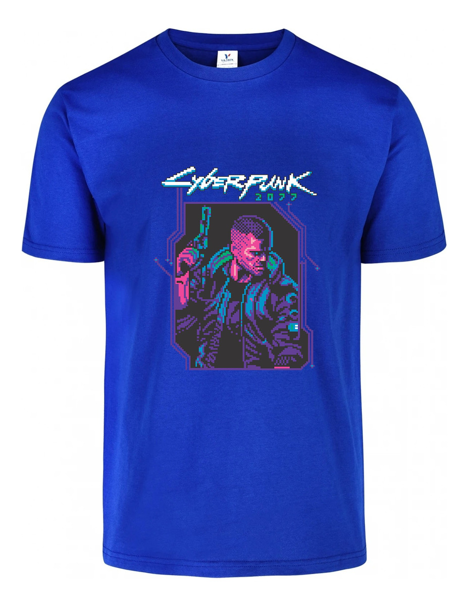 Remera: Cyberpunk 2077 Pixel Art Memoestampados - Imagen 7