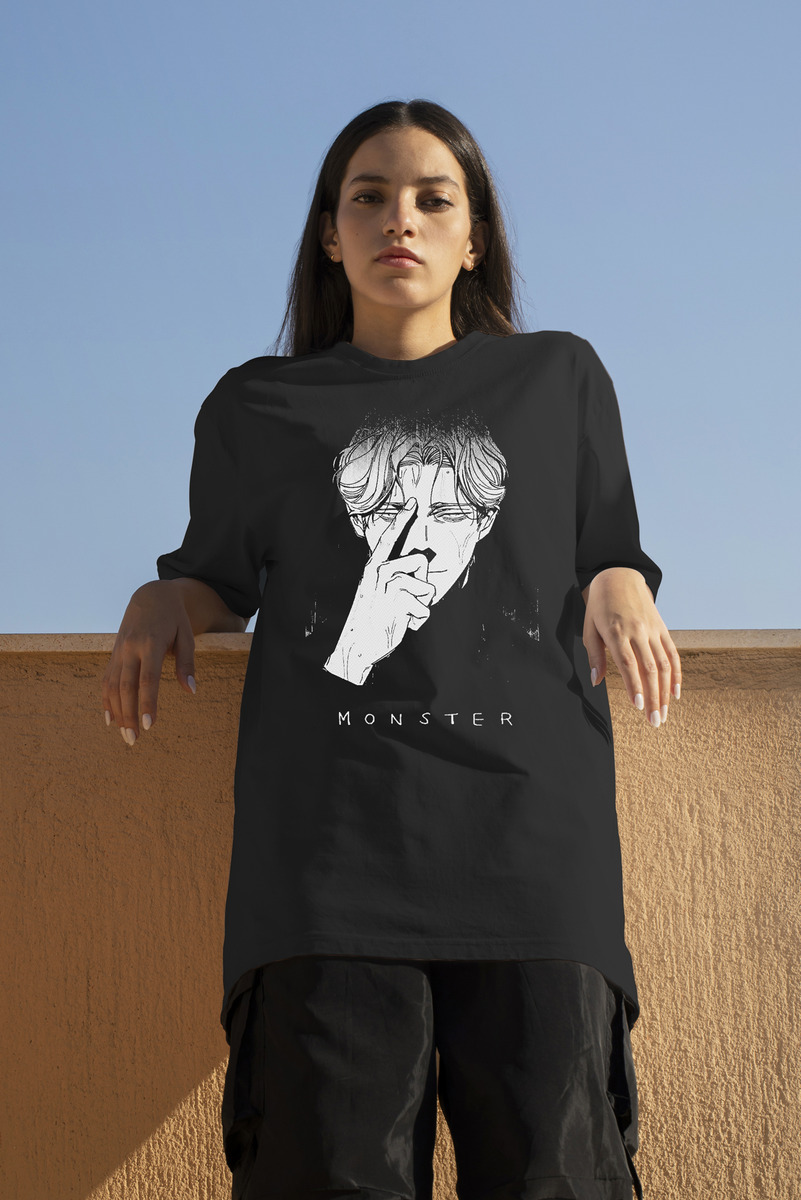 Remera: Monster Anime Johan Liebert Memoestampados - Imagen 2