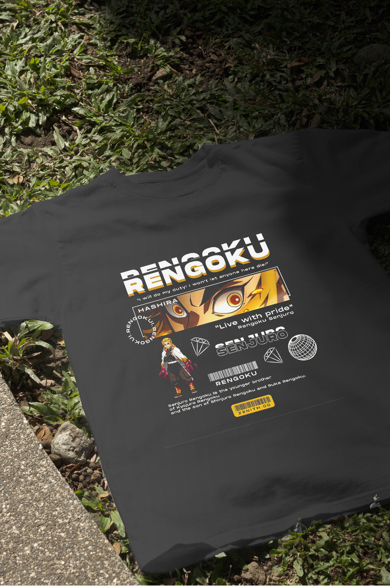 Remera: Senjuro Rengoku Memoestampados - Imagen 3