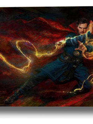 Cuadro Doctor Strange 93 50x70 Mdf Memoestampados
