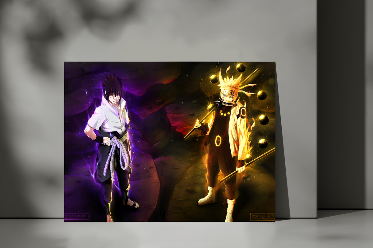 Cuadro Naruto 418 40x53 Mdf Memoestampados - Imagen 3