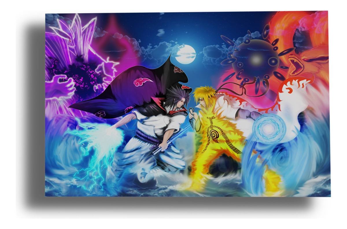 Cuadro Naruto 462 40x53 Mdf Memoestampados