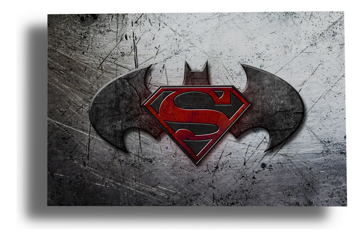 Cuadro Batman V Superman 558 50x70 Lienzo Memoestampados