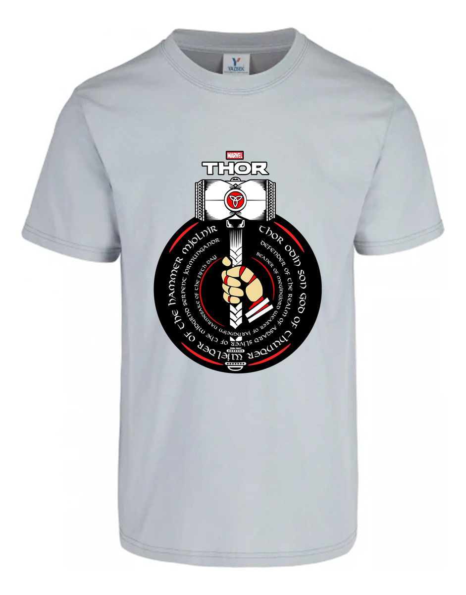 Remera: Mjolnir Thor Memoestampados - Imagen 7