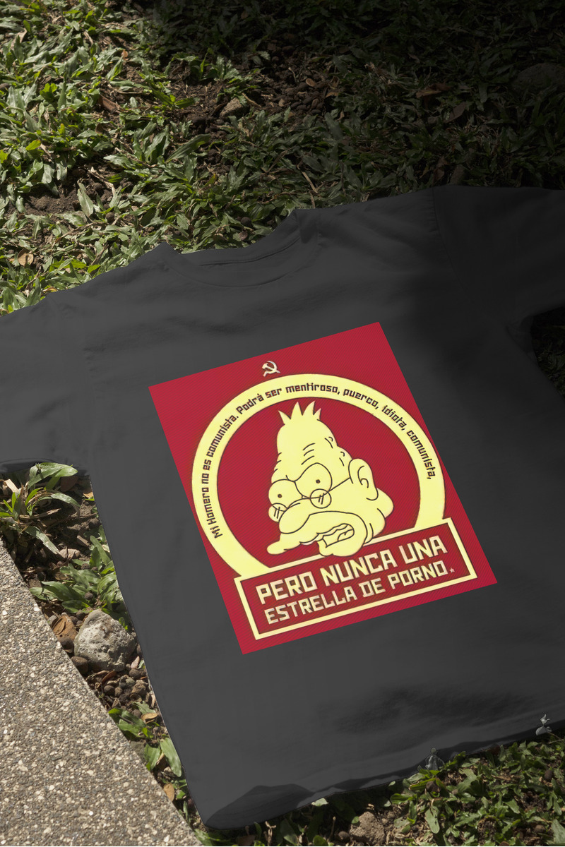 Remera: Abraham Simpson Memoestampados - Imagen 3