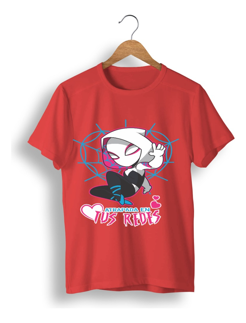 Remera Regalos San Valentin, Spider Love Precio Por 2 Uni - Imagen 12