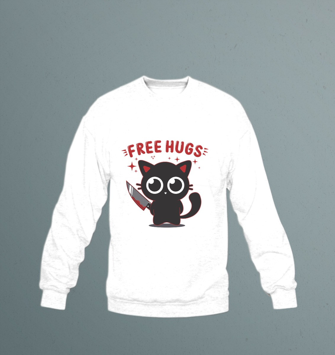 Buzo Free Hugs Cat Memoestampados - Imagen 8