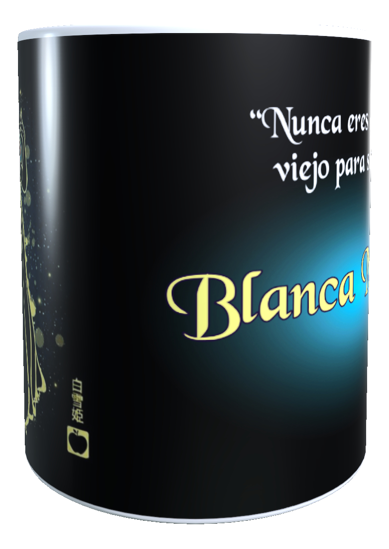 Taza Personalizada Diseño Blanca Nieves 335 - Imagen 2