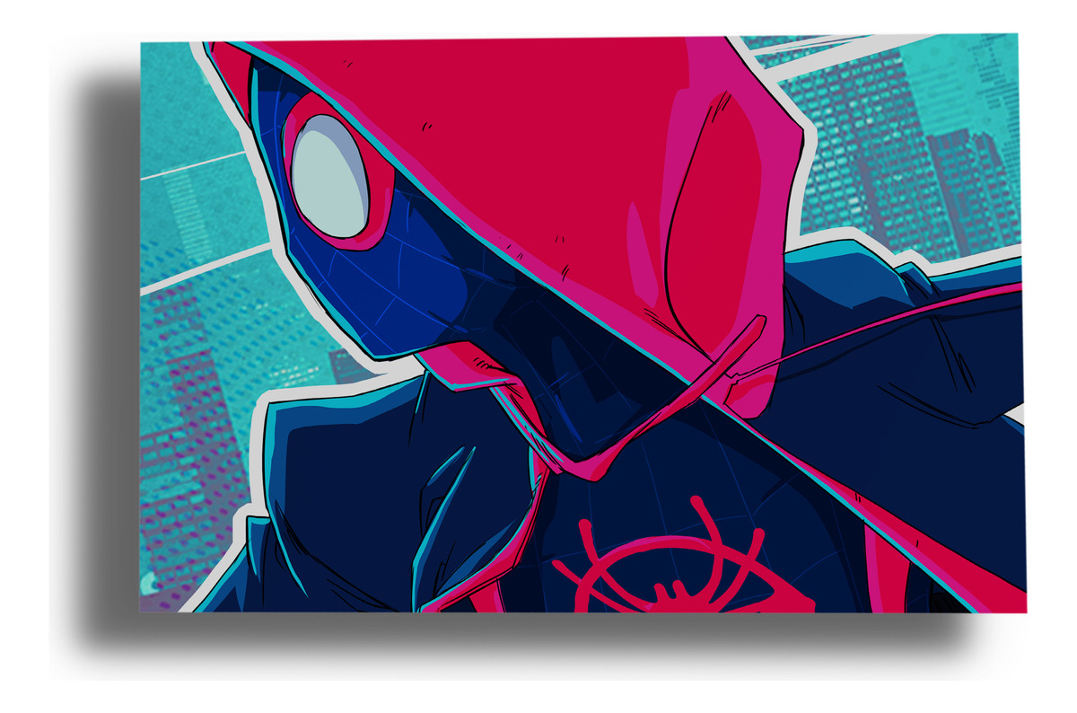 Cuadro Spider-man 389 40x53 Mdf Memoestampados