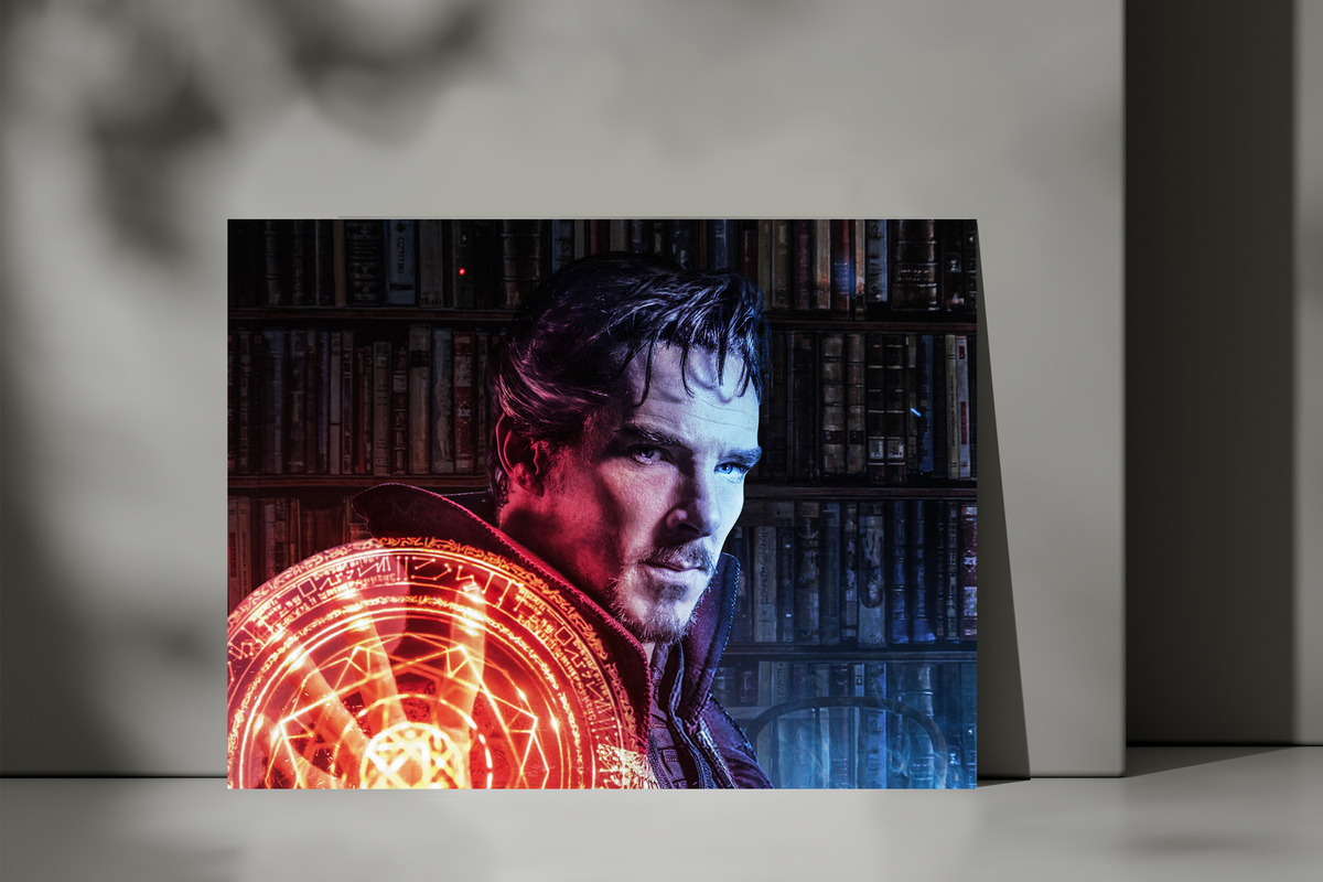 Cuadro Doctor Strange 117 50x70 Mdf Memoestampados - Imagen 3