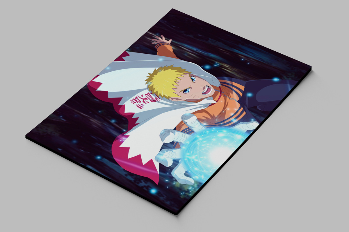 Cuadro Boruto, Hokage, Naruto 18 70x100 Mdf Memoestampados - Imagen 2