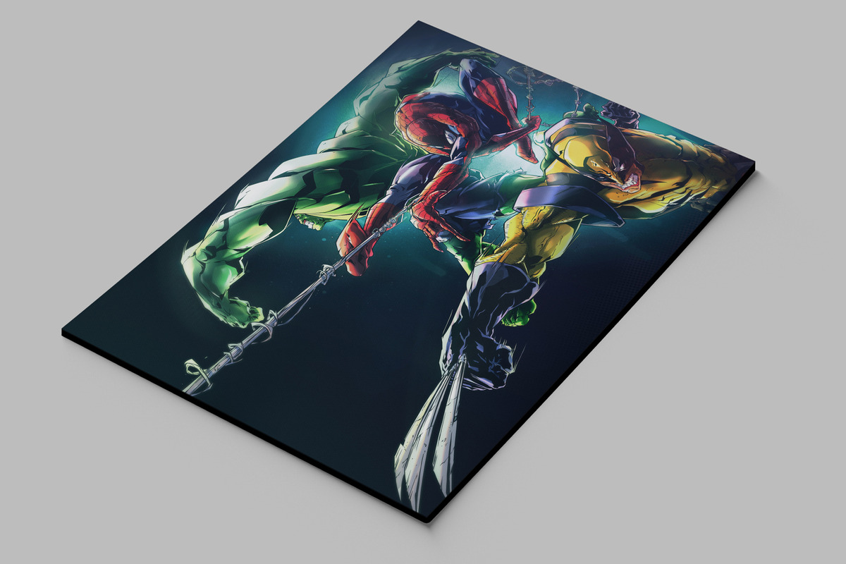 Cuadro Marvel Comics 353 50x70 Mdf Memoestampados - Imagen 2