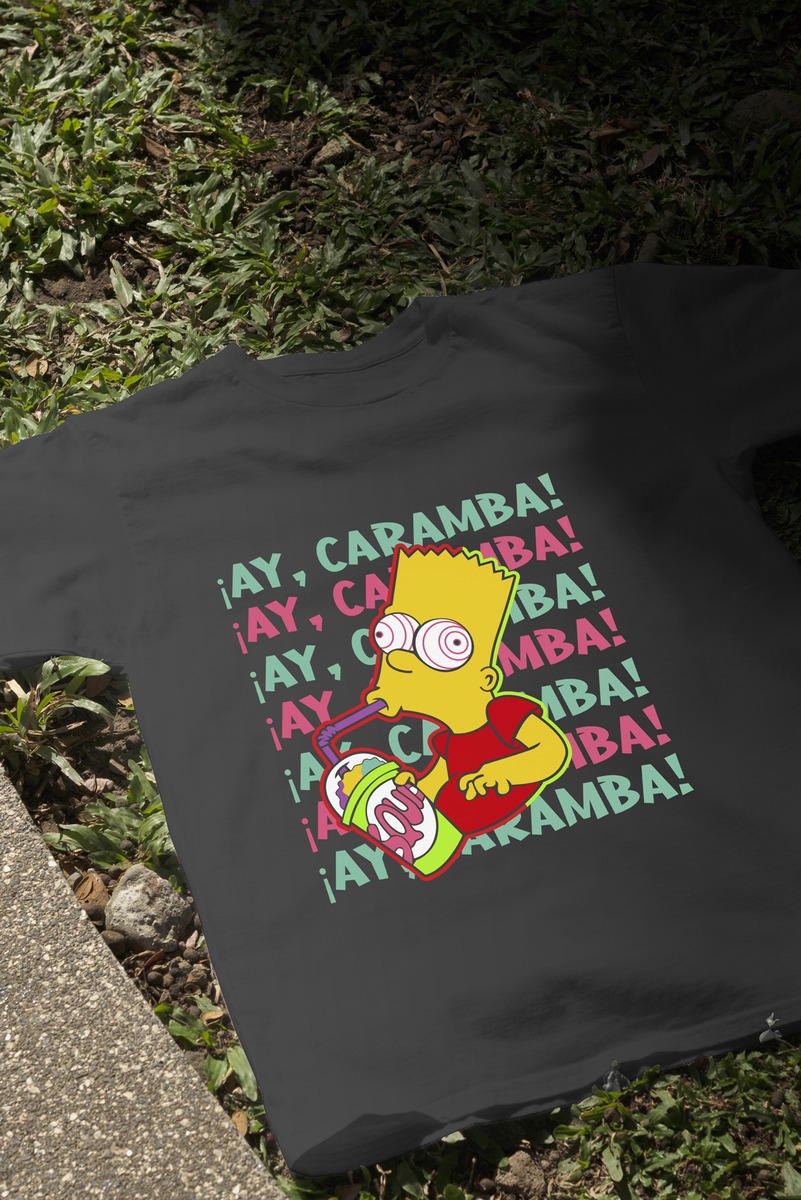 Remera: Bart Ay Caramba Memoestampados - Imagen 3