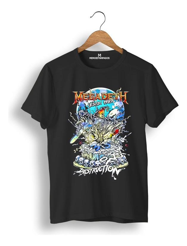 Remera: Megadeath 35 Años Memoestampados - Imagen 4