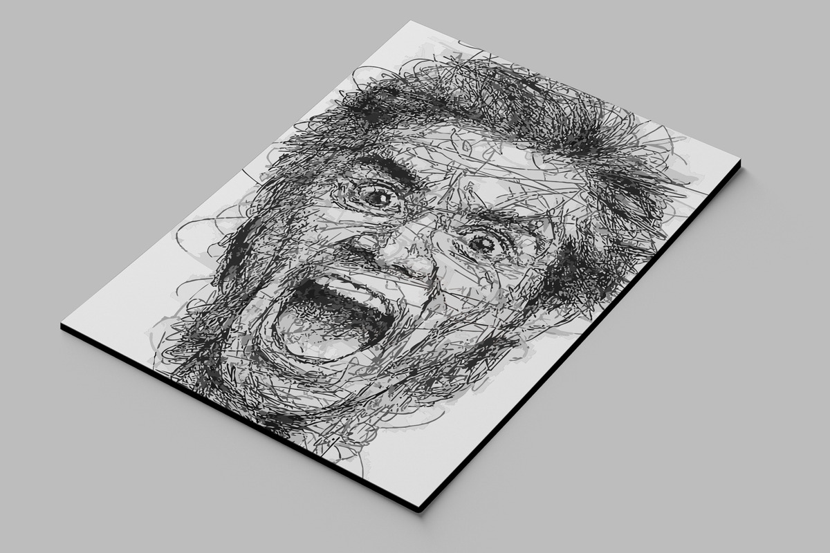 Cuadro Jim Carrey 513 70x100 Mdf Memoestampados - Imagen 2
