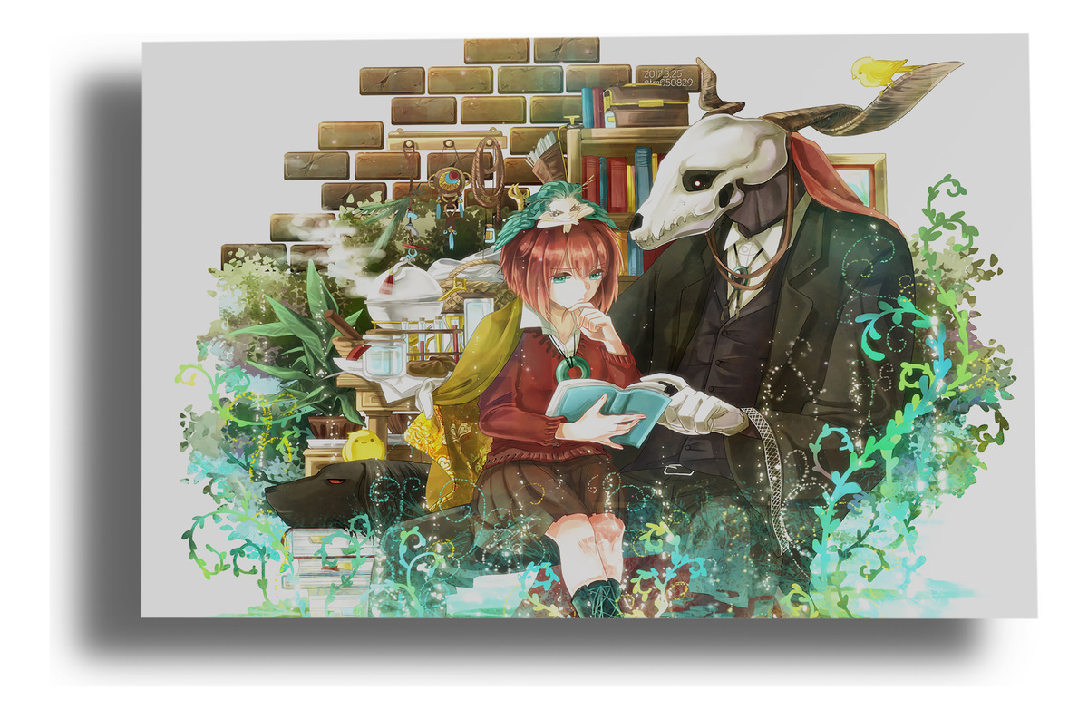 Cuadro Ancient Magus' Bride 436 30x40 Mdf Memoestampados