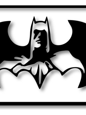 Cuadro Batman Calado 40x29cm Memo Estampados