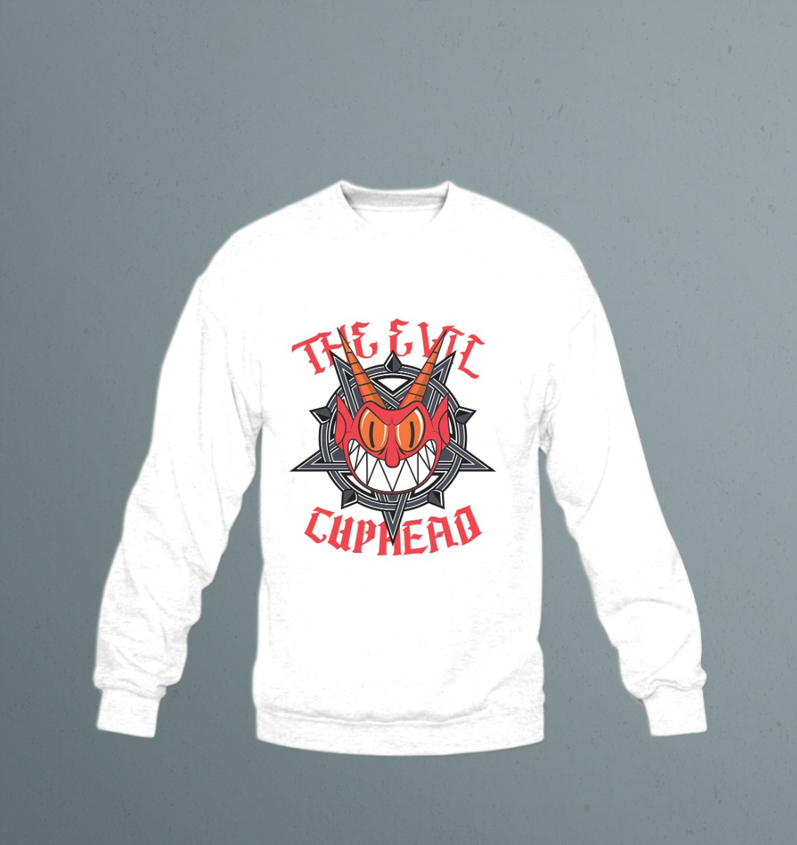 Buzo The Evil Cuphead Memoestampados - Imagen 10