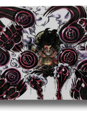 Cuadro Luffy One Piece 140 70x100 Mdf Memoestampados