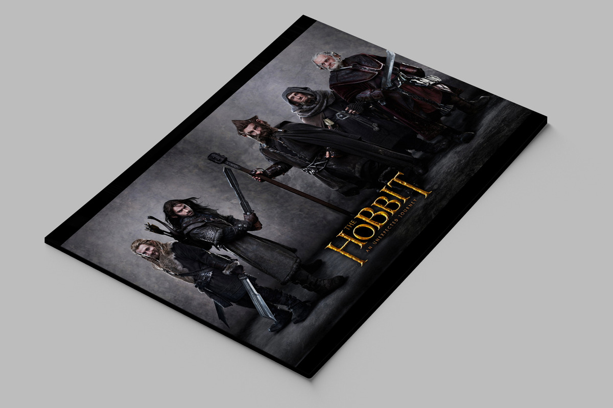 Cuadro El Hobbit 410 50x70 Lienzo Memoestampados - Imagen 2