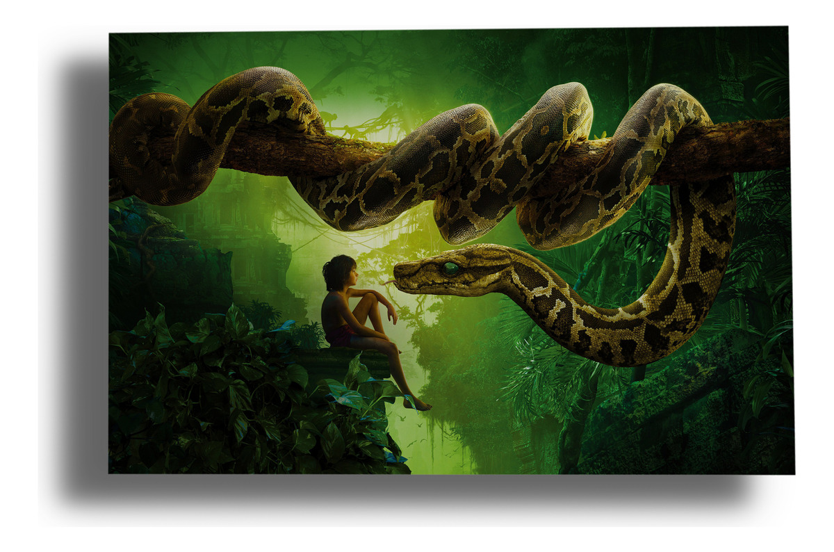 Cuadro El Libro De La Selva 573 40x53 Mdf Memoestampados