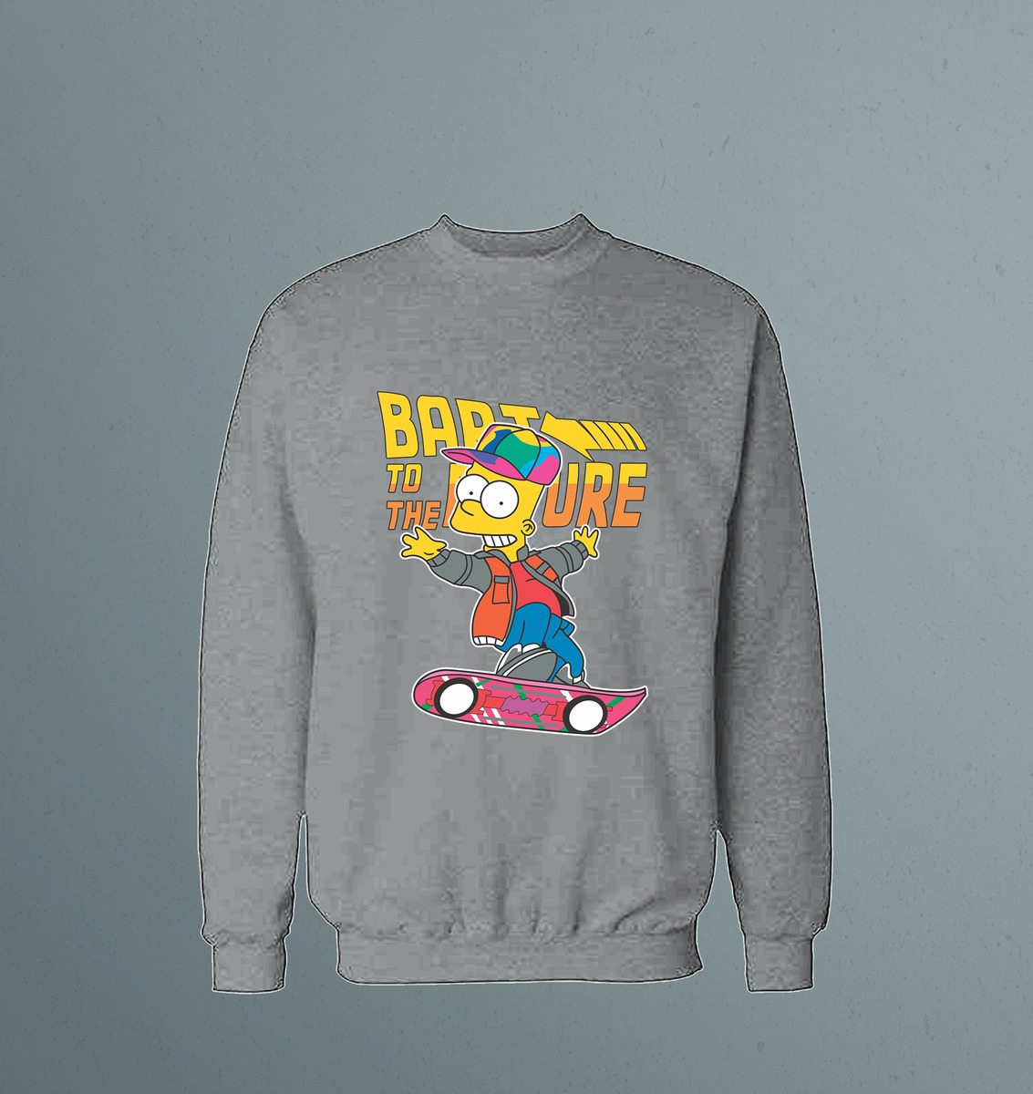 Buzo Bart To The Future 2 Memoestampados - Imagen 4