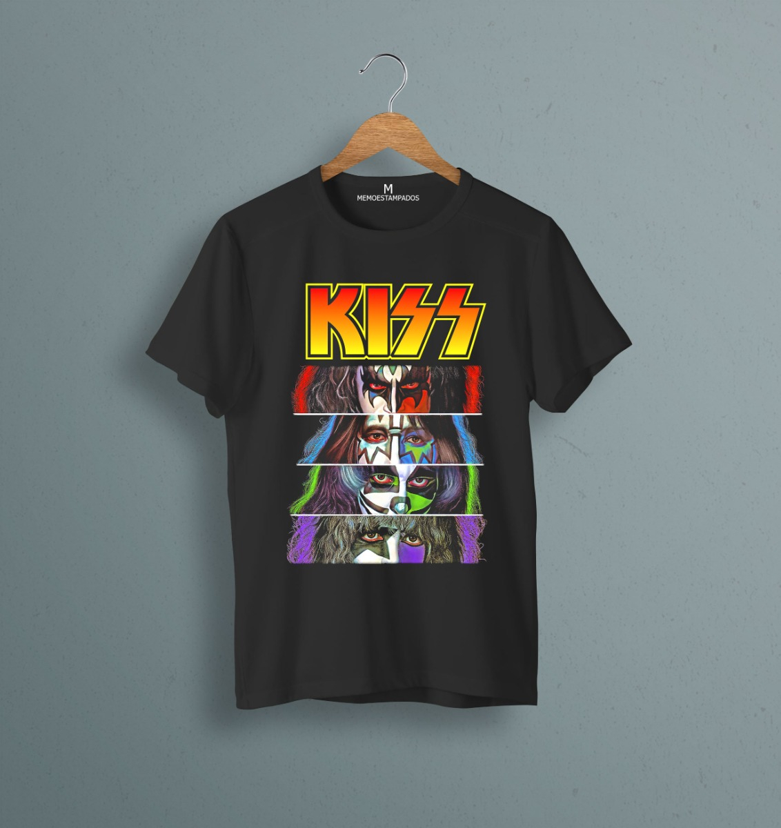 Remera: Kiss 02 Memoestampados - Imagen 5