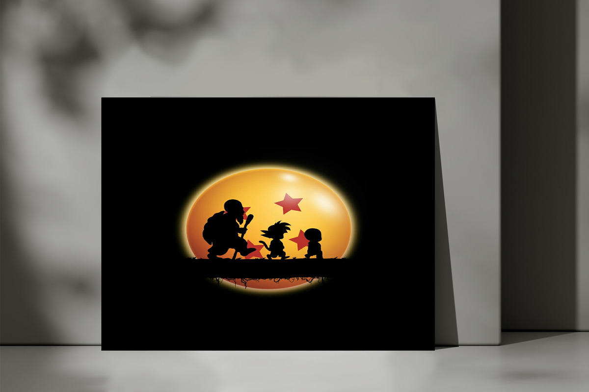 Cuadro Dragon Ball Z 185 40x53 Mdf Memoestampados - Imagen 3