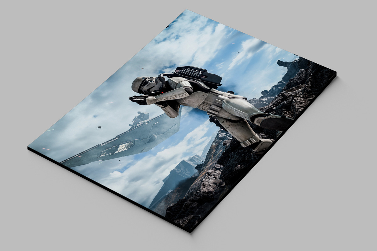 Cuadro Star Wars 432 40x53 Mdf Memoestampados - Imagen 2