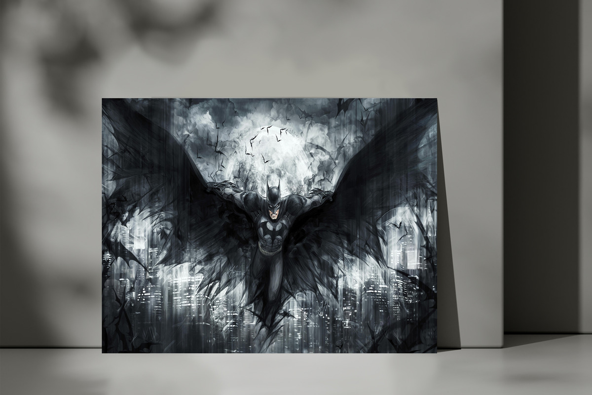 Cuadro Batman Dc Comics 81 70x100 Mdf Memoestampados - Imagen 3