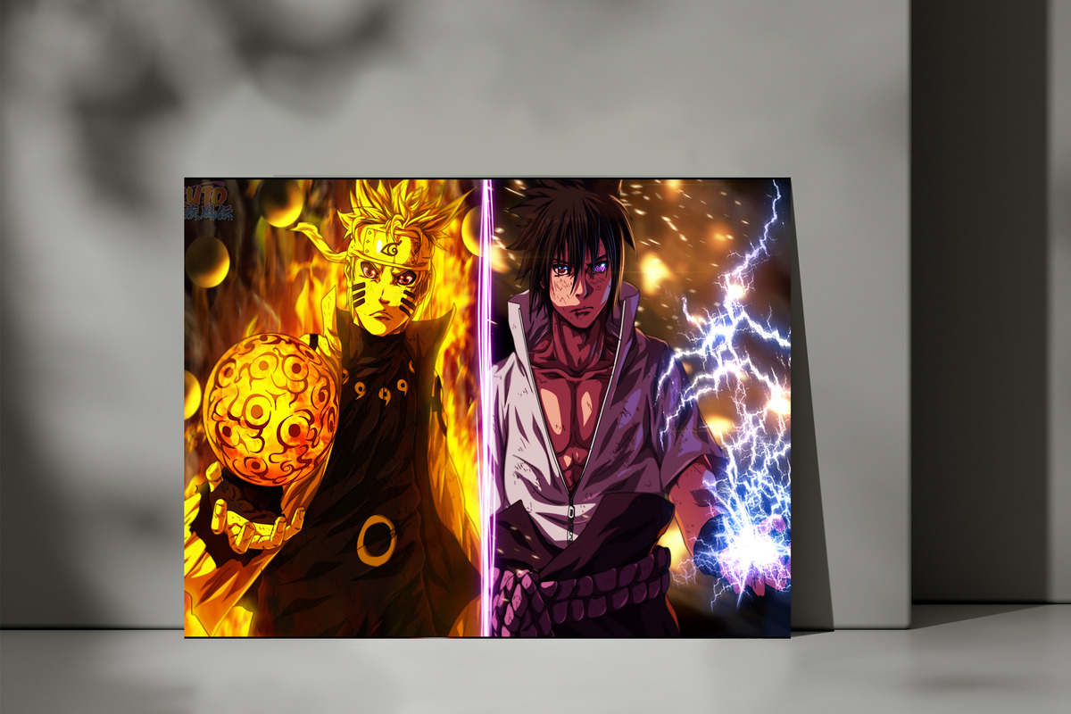 Cuadro Naruto 454 40x53 Mdf Memoestampados - Imagen 3