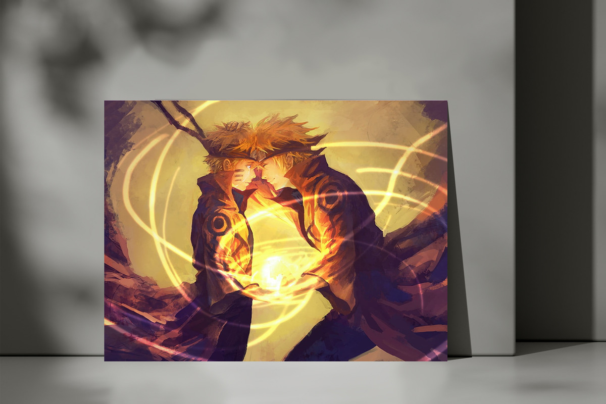 Cuadro Naruto Uzumaki Shippuuden 11 40x53 Mdf Memoestampados - Imagen 3
