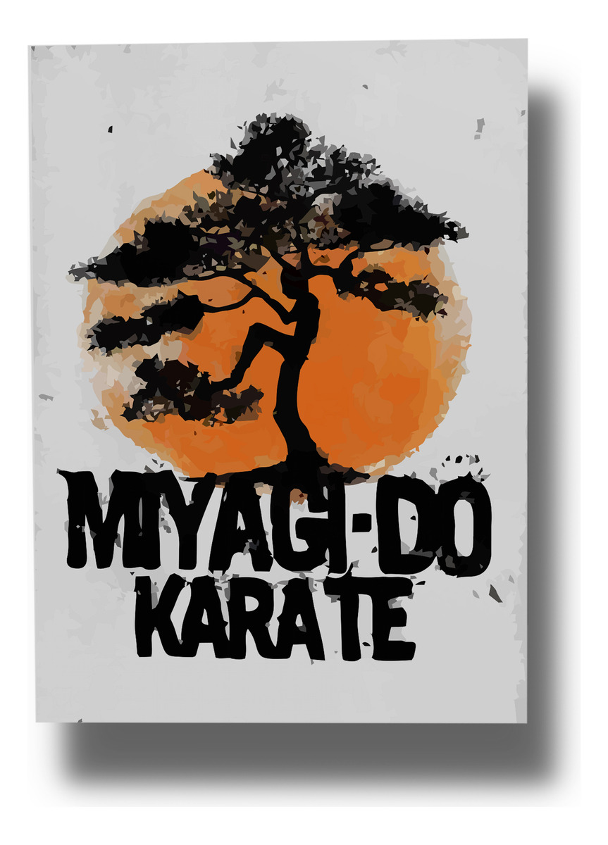 Cuadro Cobra Kai 501 70x100 Mdf Memoestampados