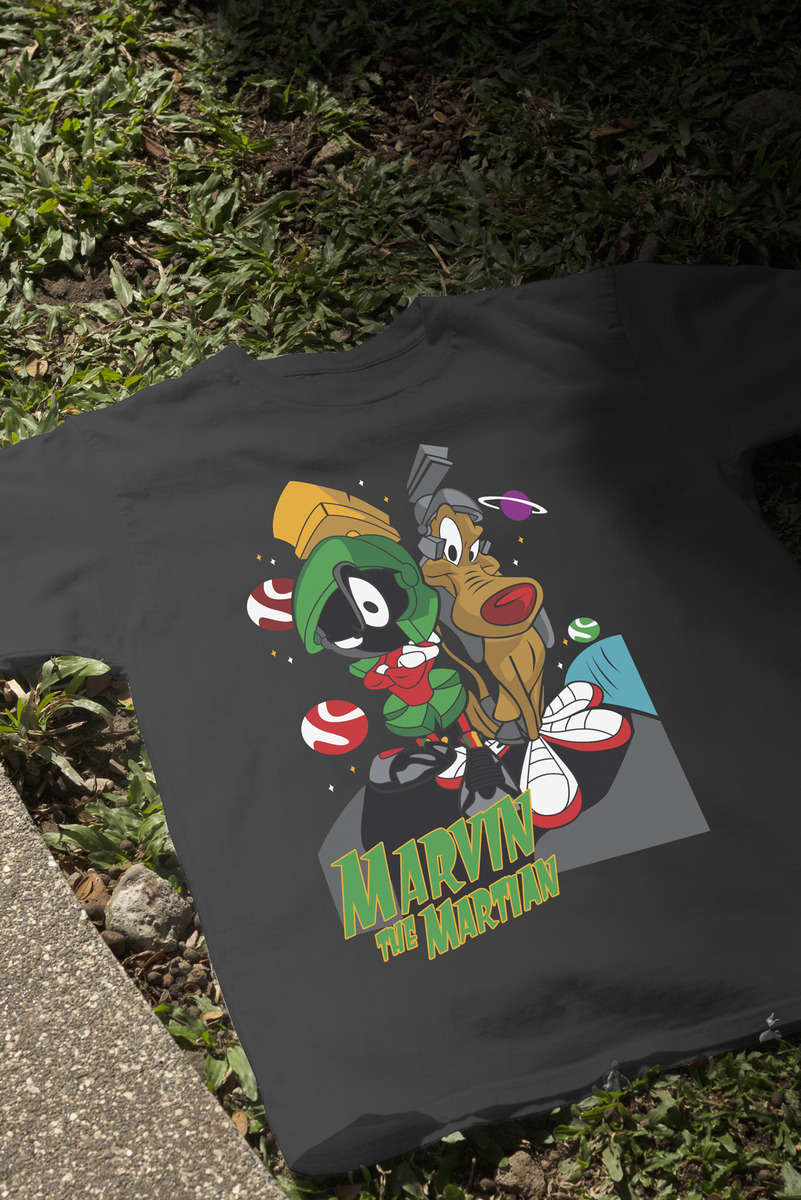 Remera: Marvin The Martian Memoestampados - Imagen 4