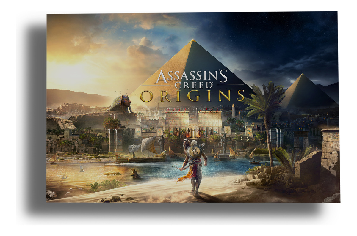 Cuadro 330 Assassins Creed Origins 70x100 Mdf Memoestampados