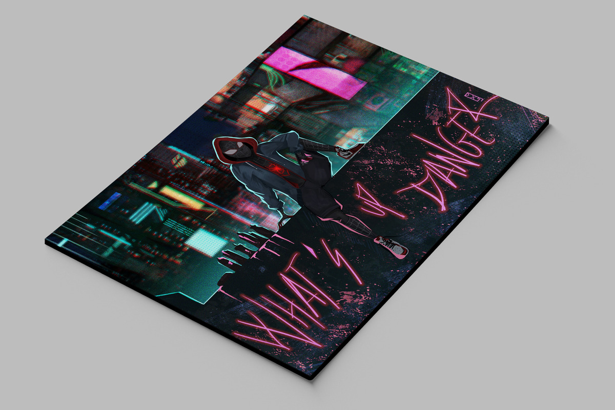 Cuadro Spider-man 393 70x100 Mdf Memoestampados - Imagen 2