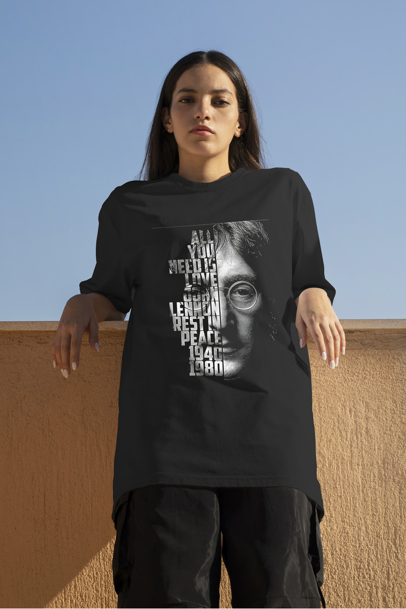 Remera: Jhon Lenon 01 Memoestampados - Imagen 2