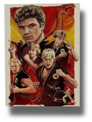 Cuadro Cobra Kai 520 40x53 Mdf Memoestampados