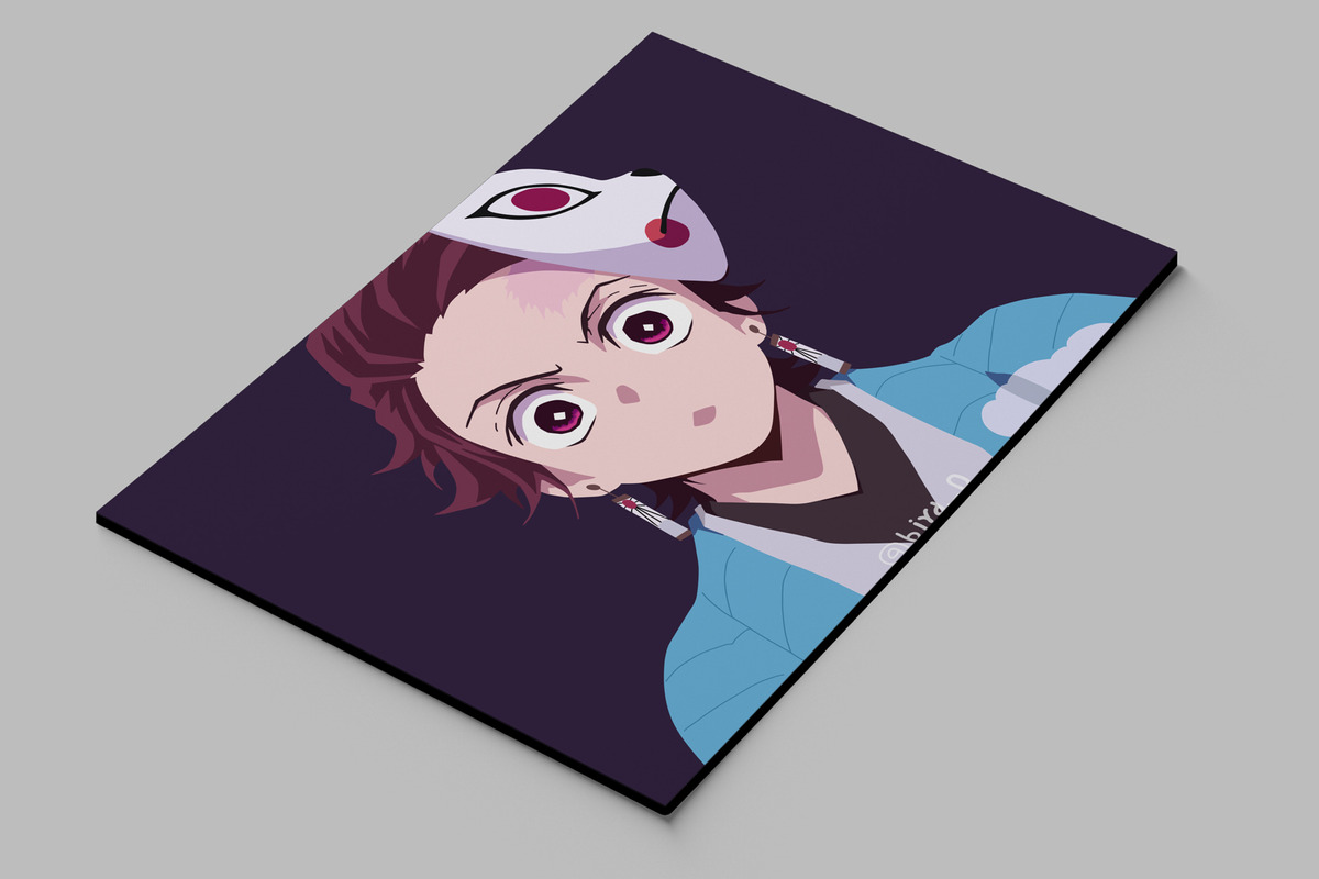 Cuadro Kimetsu No Yaiba 589 50x70 Mdf Memoestampados - Imagen 2